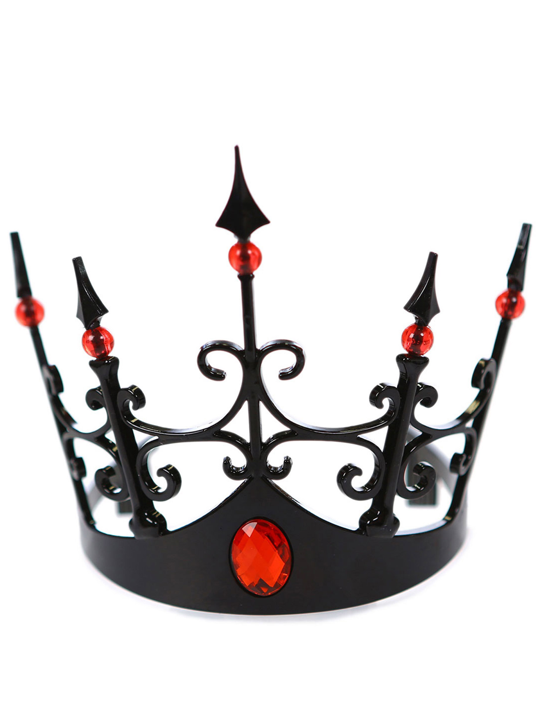 Krone der dunklen Königin Kostüm-Accessoire für Halloween schwarz-rot Krone der dunklen Königin Kostüm-Accessoire für Halloween schwarz-rot von ESPA