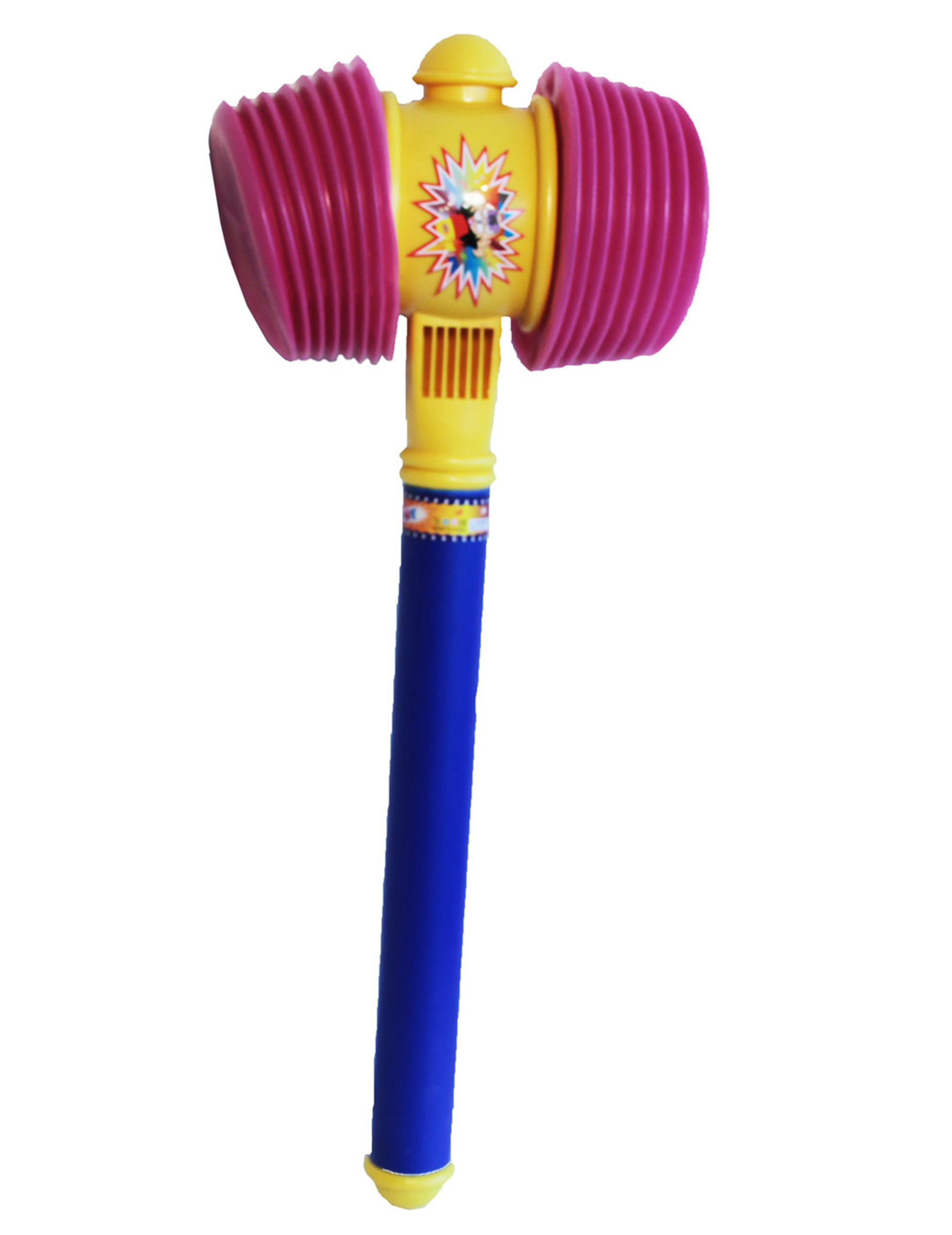 Kunststoff-Hammer Clownshammer bunt 55cm von ESPA