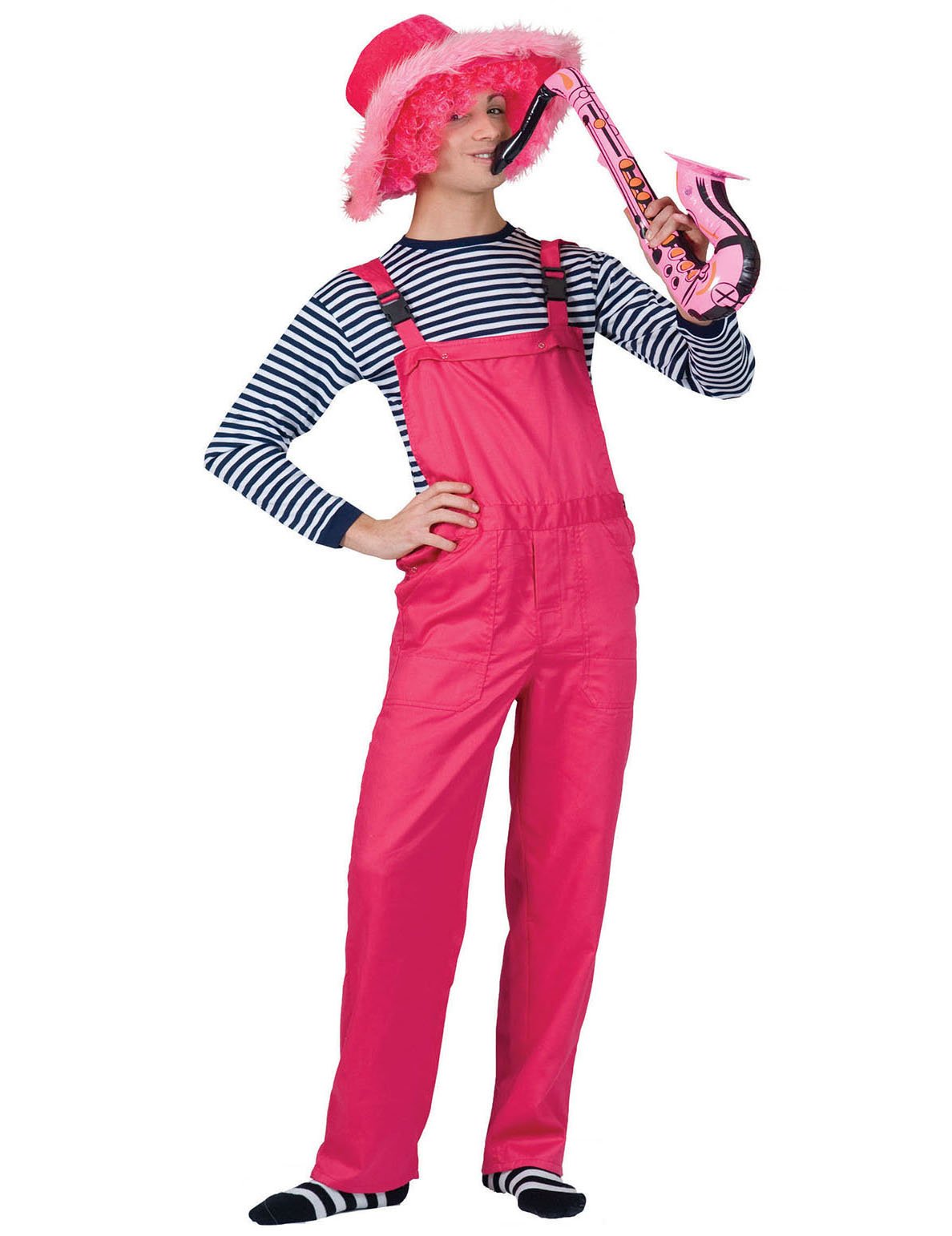 Latzhose Erwachsenen-Overall in Neonpink Latzhose Erwachsenen-Overall in Neonpink von ESPA