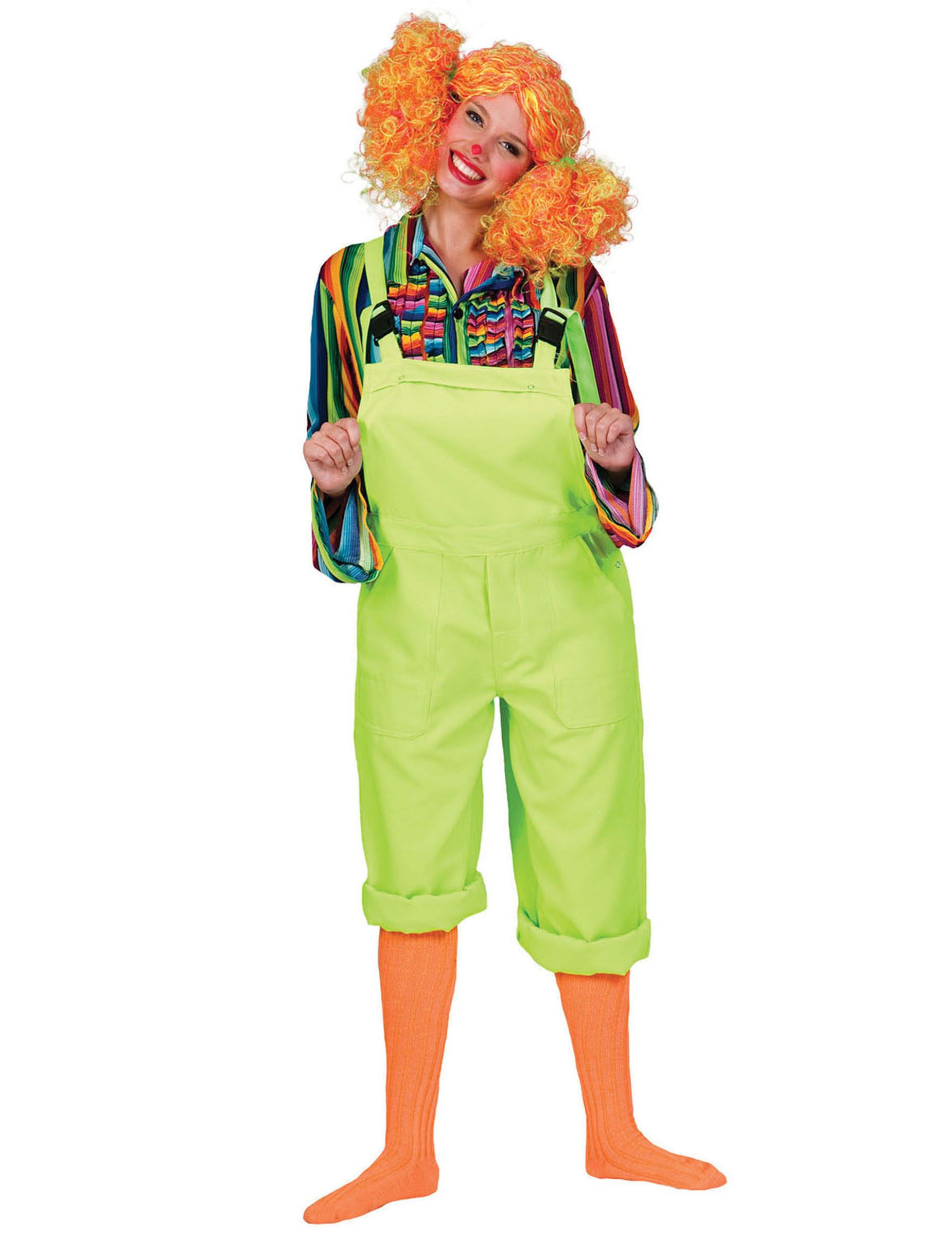 Latzhose Karnevalshose neongrün Latzhose Karnevalshose neongrün von ESPA