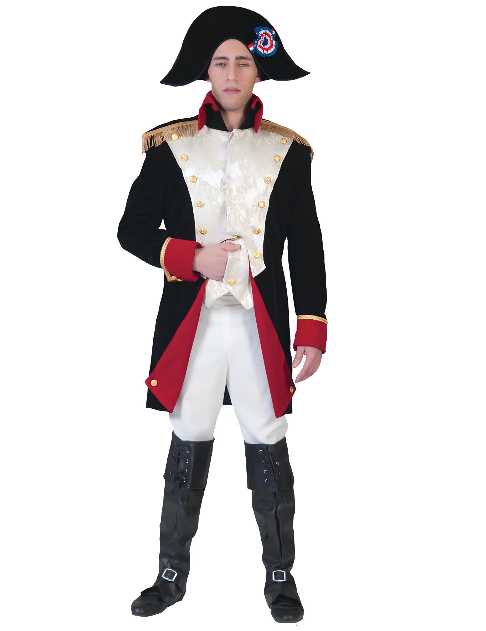 Napoleon-Kostüm für Herren bunt Napoleon-Kostüm für Herren bunt von ESPA
