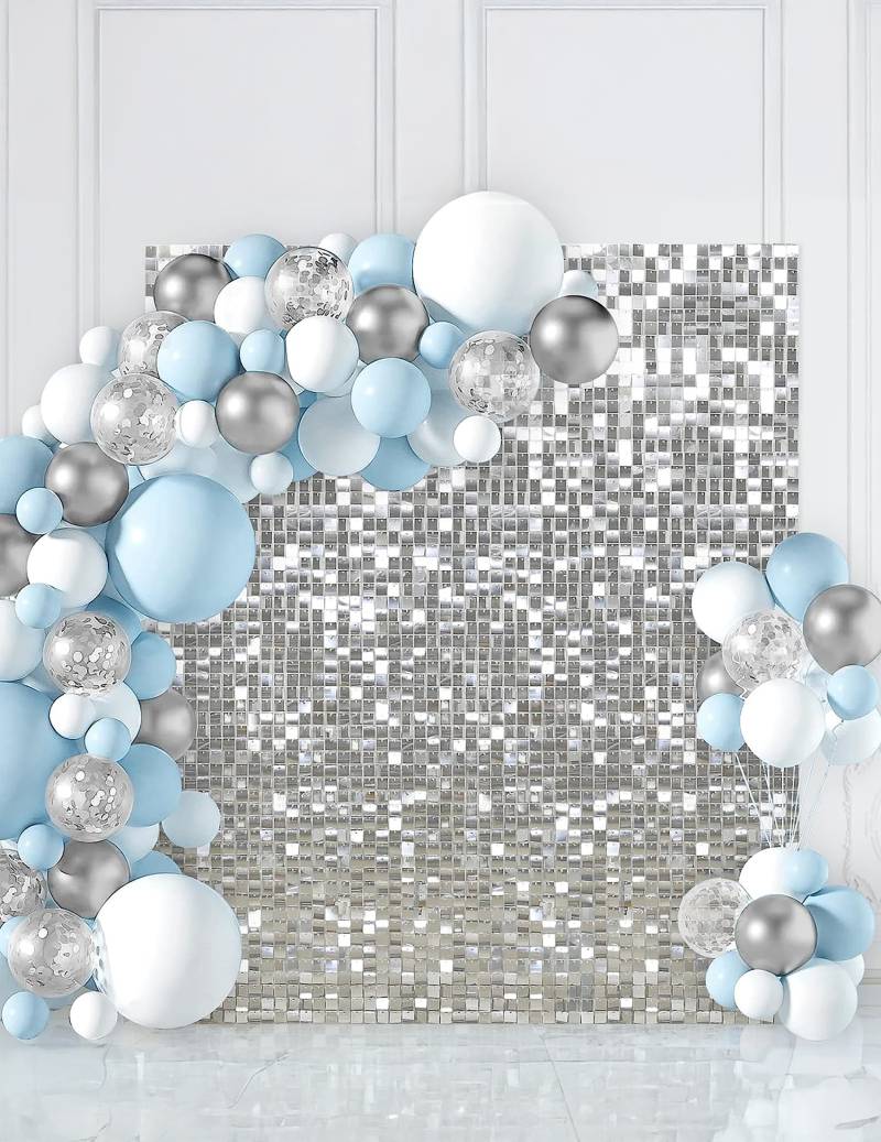 Partydeko Wandpanel 30 x 30 cm glitzer von ESPA