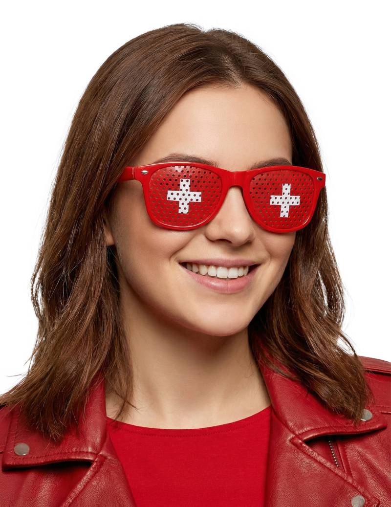 Schweizer Fanbrille für Erwachsene von ESPA