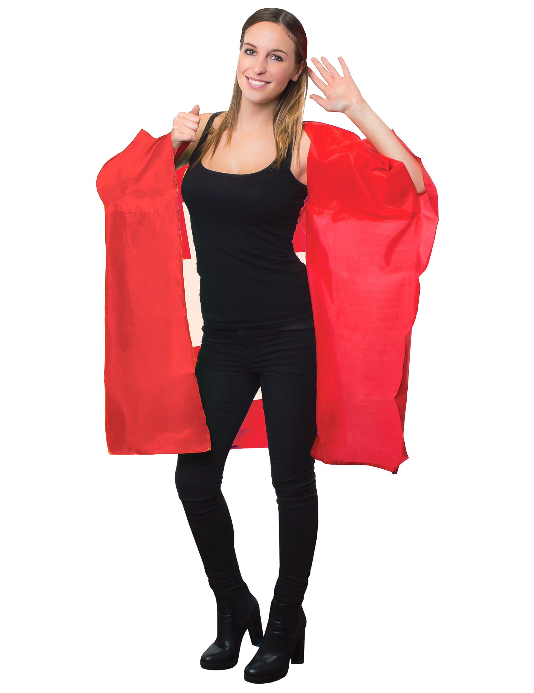 Schweizer Supporter Cape für Erwachsene rot-weiß Schweizer Supporter Cape für Erwachsene rot-weiß von ESPA