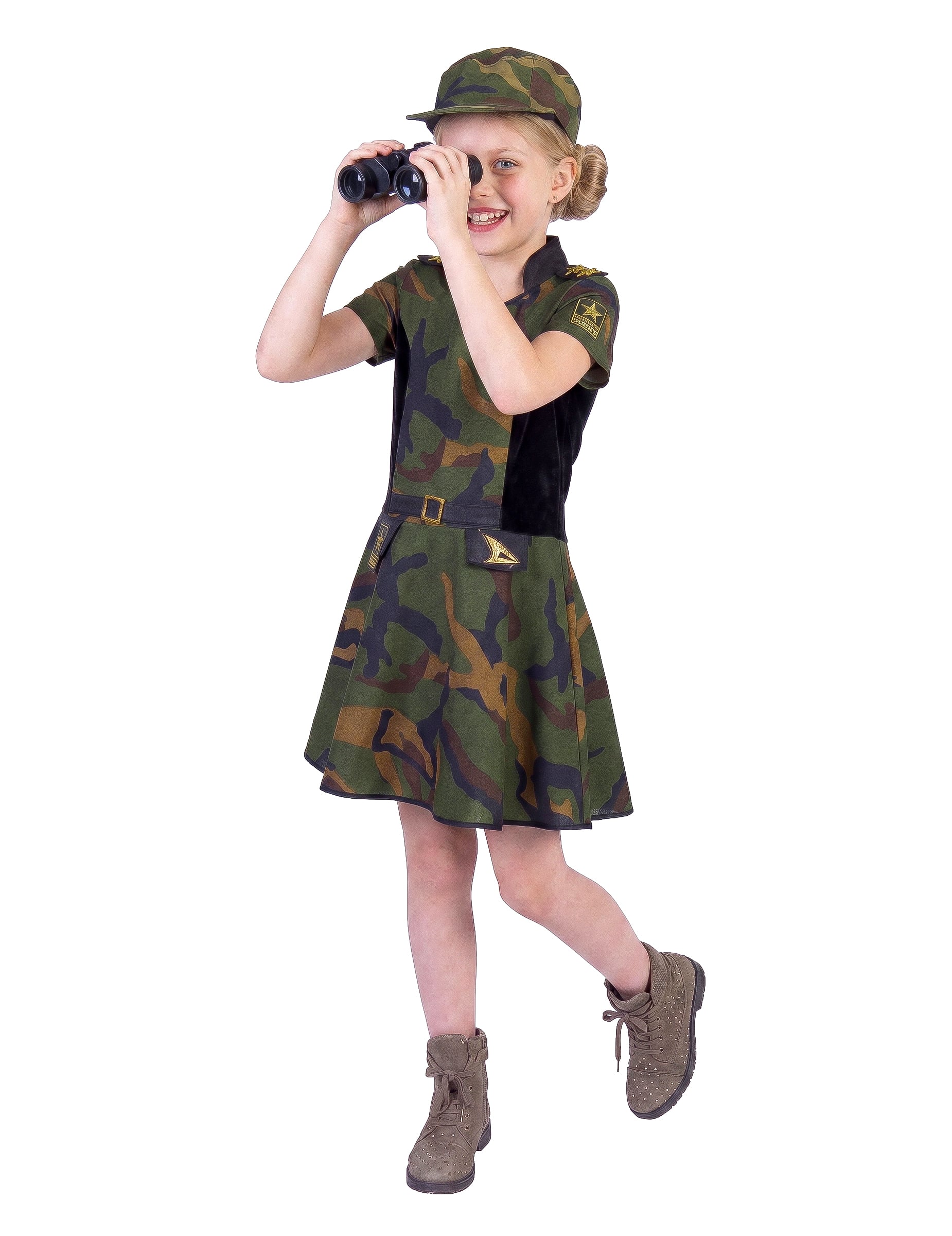 Soldaten-Kleid Kostüm für Mädchen Soldaten-Kleid Kostüm für Mädchen von ESPA