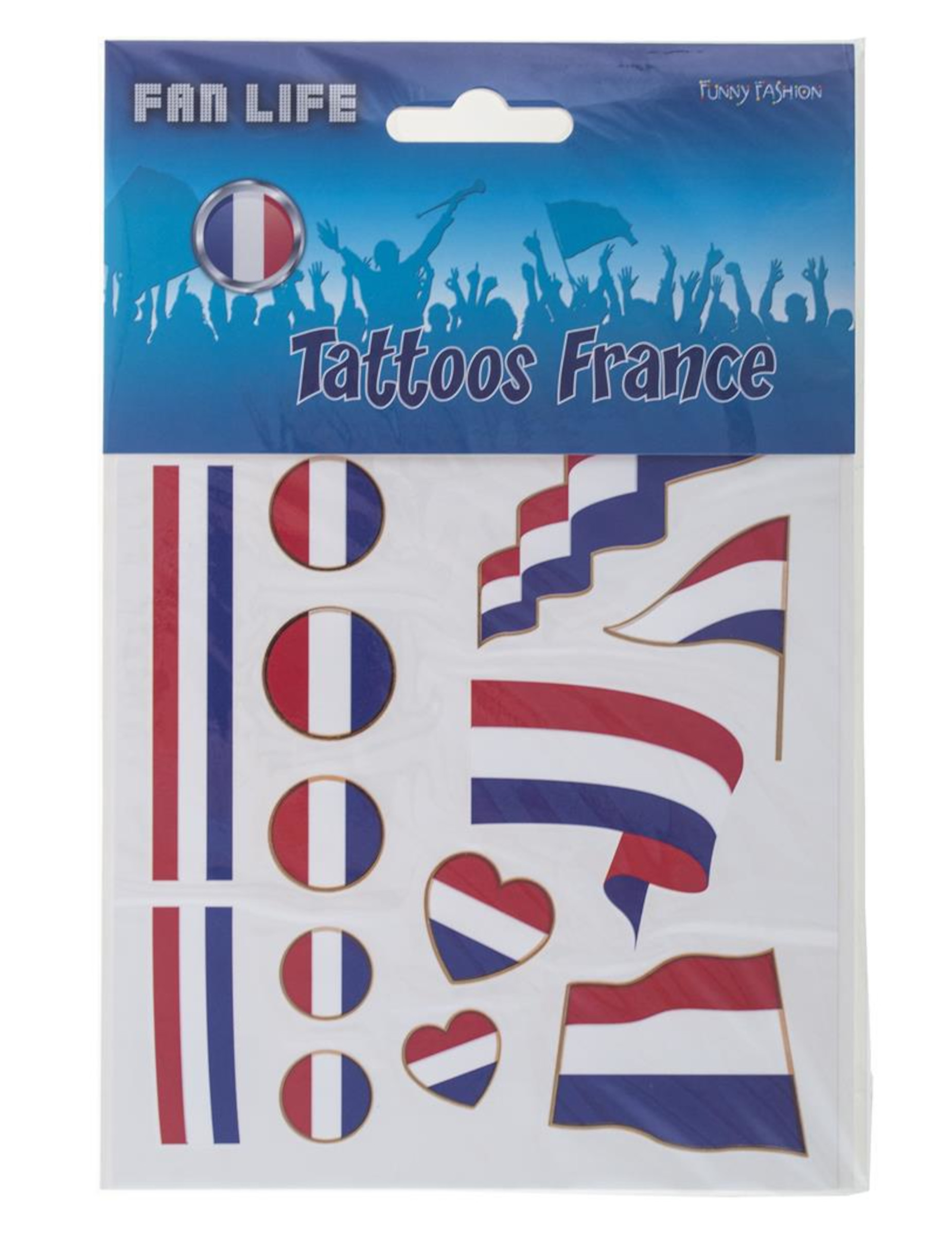Temporäre Tattoos für Niederlande-Fans Temporäre Tattoos für Niederlande-Fans von ESPA