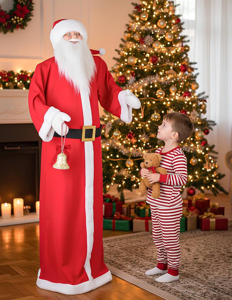Weihnachtsmann Figur beweglich mit Licht 172 cm von ESPA