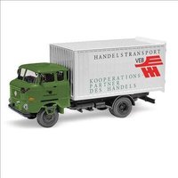 BUSCH 95302 H0 ESPEWE: IFA W50L MK (Möbelkoffer) Handelstransport von ESPEWE