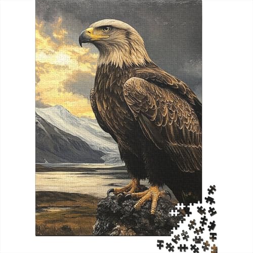 Adler Puzzle 1000-teilige Schwer Puzzle Spielzeug Pädagogisches Spiel Impossible Herausforderung Spielzeug Für Erwachsene Kinder 1000pcs (75x50cm) von ESPLJQRYX