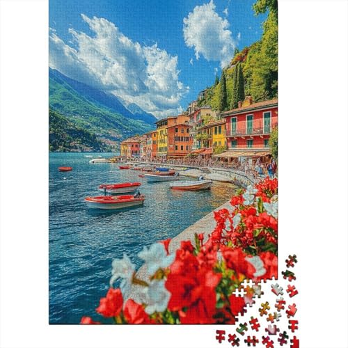 Comer See Puzzles 1000 Teile Schwer Puzzle Spielzeug Lernspiel Impossible Herausforderungsspielzeug Für Erwachsene Kinder 1000pcs (75x50cm) von ESPLJQRYX