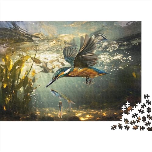 Eisvogel Puzzle 1000 Teile Erwachsene, Puzzlespiel Jigsaw Puzzles Erwachsenen Puzzlespiel Puzzel 1000pcs (75x50cm) von ESPLJQRYX