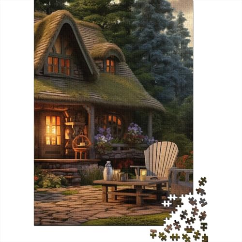 Gemütliches Häuschen Puzzle 1000 Teile Schwer Puzzle Spielzeug Pädagogisches Spiel Impossible Herausforderung Spielzeug Für Erwachsene Kinder 1000pcs (75x50cm) von ESPLJQRYX