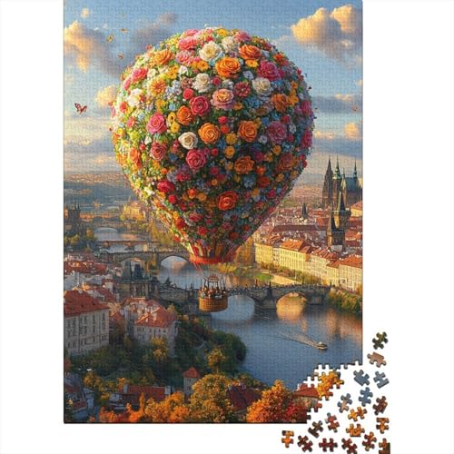 Heißluftballon Puzzles 1000 Teile Schwer Puzzle Spielzeug Lernspiel Impossible Herausforderungsspielzeug Für Erwachsene Und Kinder in Bewährter 1000pcs (75x50cm) von ESPLJQRYX