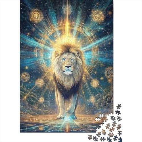Löwe Puzzle 1000 Teile Schwer Puzzle Spielzeug Pädagogisches Spiel Impossible Herausforderung Spielzeug Für Erwachsene Und Kinder Ab 12 Jahren 1000pcs (75x50cm) von ESPLJQRYX