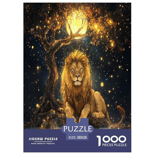 Löwen Puzzle 1000-teilige Schwer Puzzle Spielzeug Lernspiel Impossible Herausforderungsspielzeug Für Erwachsene Und Kinder Ab 12 Jahren 38x26cm/1000pcs Löwen Puzzle 1000-teilige Schwer Puzzle Spielzeug Lernspiel Impossible Herausforderungsspielzeug Für Erwachsene Und Kinder Ab 12 Jahren 38x26cm/1000pcs von ESPLJQRYX