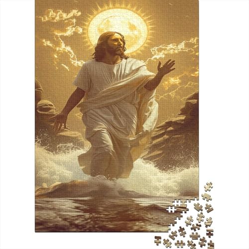 Mythischer Jesus Puzzle 1000 Teile Puzzles Für Erwachsene Klassische Puzzles 1000 Teile Erwachsene Puzzlespiel Erwachsene 1000 Teile Erwachsenen Puzzlespiel Puzzel 1000pcs (75x50cm) von ESPLJQRYX