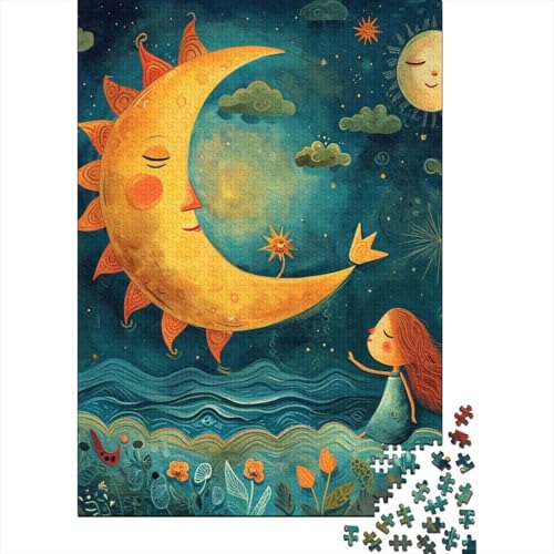 Nacht Himmel Puzzle 1000-teilige Schwer Puzzle Spielzeug Lernspiel Impossible Herausforderungsspielzeug Für Erwachsene Und Kinder in Bewährter 1000pcs (75x50cm) von ESPLJQRYX