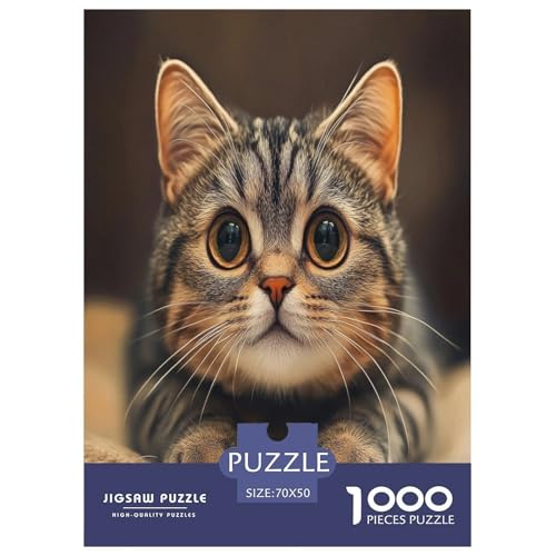 Niedliche Katze Puzzle 1000 Teile Schwer Puzzle Spielzeug Pädagogisches Spiel Impossible Herausforderung Spielzeug Für Erwachsene Und Kinder in Bewährter 70x50cm/1000pcs Niedliche Katze Puzzle 1000 Teile Schwer Puzzle Spielzeug Pädagogisches Spiel Impossible Herausforderung Spielzeug Für Erwachsene Und Kinder in Bewährter 70x50cm/1000pcs von ESPLJQRYX