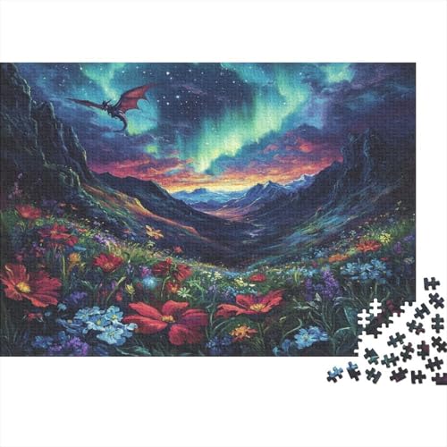 Nordlichter 1000 Stück Puzzles Für Erwachsene Teenager Stress Abbauen Familien-Puzzlespiel Mit Poster in 1000-teiliges Puzzle Kinder Lernspiel Spielzeug Geschenk Puzzel 1000pcs (75x50cm) von ESPLJQRYX
