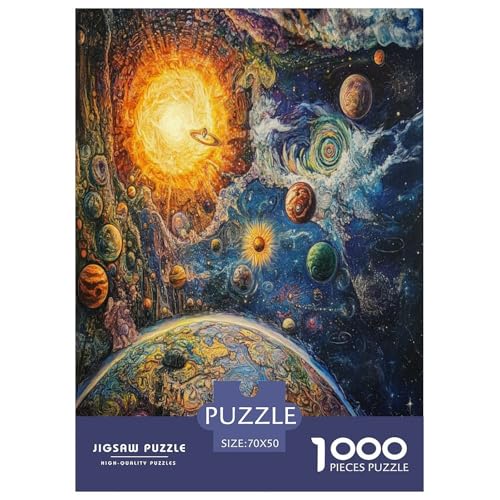 kosmische Galaxie Puzzle 1000 Teile Schwer Puzzle Spielzeug Lernspiel Impossible Herausforderungsspielzeug Für Erwachsene Kinder 70x50cm/1000pcs von ESPLJQRYX