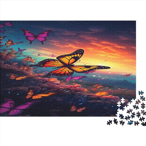 Beautiful Butterflies. Puzzle 1000 Für Erwachsene Geschicklichkeitsspiel Die Ganze Familie Wildlife Puzzles Herausforderndes Pädagogisches Raumdekoration Geschenk Lernspiel 1000pcs (75x50cm) von ESSAHI
