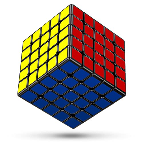 ESSALOO 5x5 Zauberwürfel, Professioneller Speed Cube 5x5x5 & Magischer Würfel 5x5 Schwarz, Zauberwürfel 5x5 Geschenke für Jungen & Mann von ESSALOO