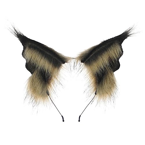 ESTCNK Anime Cosplay Requisiten Haarreifen pelziges Haarstyling für Halloween Stirnband Pelztier Karneval von ESTCNK