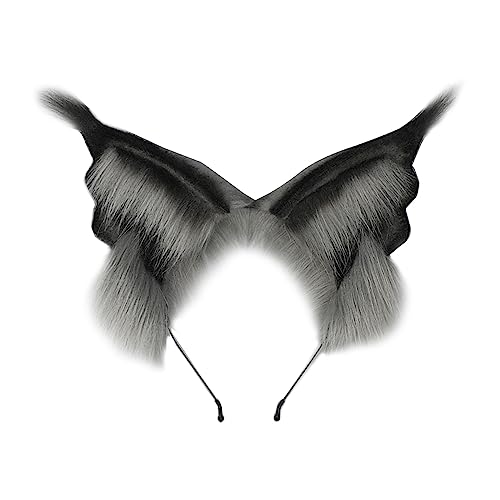 ESTCNK Anime Cosplay Requisiten Haarreifen pelziges Haarstyling für Halloween Stirnband Pelztier Karneval von ESTCNK