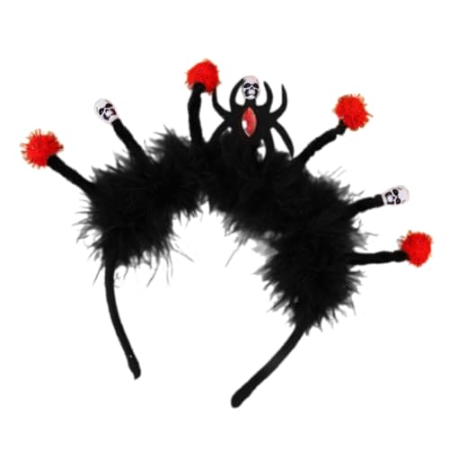 ESTCNK Halloween Kostüm Stirnband Spinnen Bühne Kopfbedeckung Halloween Party Requisiten Spinnen Stirnband Zubehör von ESTCNK
