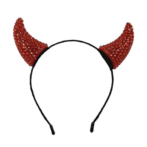 ESTCNK Kopfbedeckung mit Strasssteinen, schöne Kuhohren, Make-up-Kopfbedeckung mit funkelnden Strasssteinen für Halloween ESTCNK Kopfbedeckung mit Strasssteinen, schöne Kuhohren, Make-up-Kopfbedeckung mit funkelnden Strasssteinen für Halloween von ESTCNK