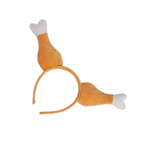 ESTCNK Schönes Türkei-Bein-Stirnband, Plüsch-Drumstick-Stirnband, verkleidetes Haarband ESTCNK Schönes Türkei-Bein-Stirnband, Plüsch-Drumstick-Stirnband, verkleidetes Haarband von ESTCNK