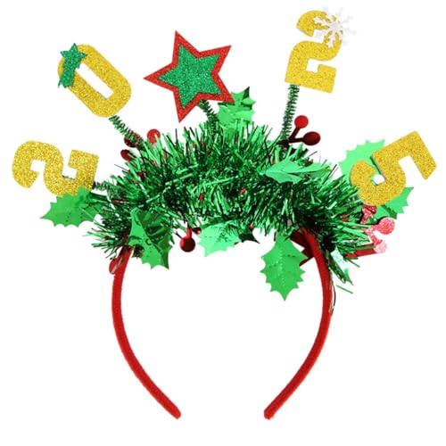 ESTCNK Weihnachts-Kopfschmuck, Urlaubskostüm, buntes Stirnband mit Cartoon-Glocken und Socke für Partys ESTCNK Weihnachts-Kopfschmuck, Urlaubskostüm, buntes Stirnband mit Cartoon-Glocken und Socke für Partys von ESTCNK