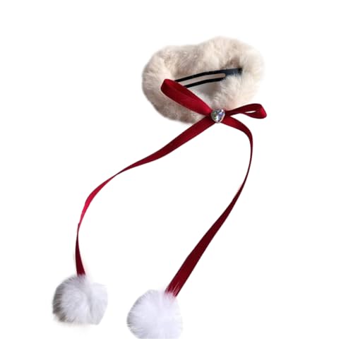 Y2K Haarspange mit pelzigem Stern für Mädchen, handgefertigt, niedlicher Schnappclip, pelziges Herz Y2K Haarspange mit pelzigem Stern für Mädchen, handgefertigt, niedlicher Schnappclip, pelziges Herz von ESTCNK