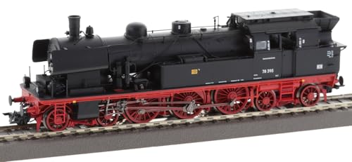 ESU 31184 H0 Dampflok 78 395, DR, Ep. III, DC+AC-Sound, Modellbahnlokomotive, Schwarz, für Erwachsene und ältere Kinder, unisex ESU 31184 H0 Dampflok 78 395, DR, Ep. III, DC+AC-Sound, Modellbahnlokomotive, Schwarz, für Erwachsene und ältere Kinder, unisex von ESU