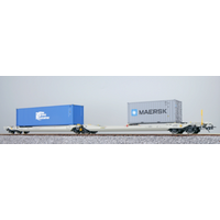 ESU 36547 H0 Taschenwagen Sdggmrs 37 84 499 3 179-9 NL-AAEC mit Containern, AAE, Ep. VI ESU 36547 H0 Taschenwagen Sdggmrs 37 84 499 3 179-9 NL-AAEC mit Containern, AAE, Ep. VI von ESU