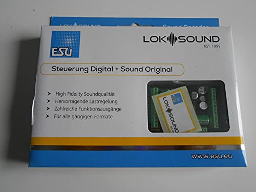 ESU LokSound 5 XL DCC/MM/SX/M4 | Leerdecoder Schraubklemmen Retail | Spur G #58513 von ESU
