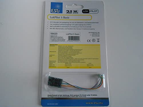 ESU 59020 LokPilot 5 Basic, DCC 8-pin NEM652 von ESU