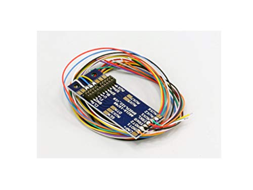 ESU Adapterplatine PluX22 für 9 Ausgänge, Lötkontakten und angelöteten Kabeln | Spur H0#51958 ESU Adapterplatine PluX22 für 9 Ausgänge, Lötkontakten und angelöteten Kabeln | Spur H0#51958 von ESU