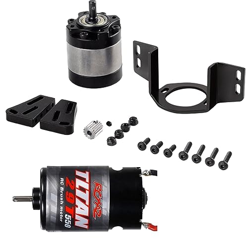 ESUSO 550 Gebürsteter Motor wasserdicht 29T mit Reduziergetriebe 1: 5 für Anhänger 1/14 1/10 RC Raupe Axialauto SCX10 TRX4 Ersatzteile Zubehör ESUSO 550 Gebürsteter Motor wasserdicht 29T mit Reduziergetriebe 1: 5 für Anhänger 1/14 1/10 RC Raupe Axialauto SCX10 TRX4 Ersatzteile Zubehör von ESUSO