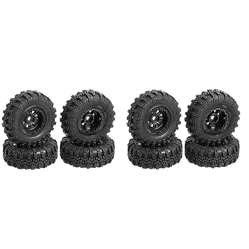 ESUSO 8 Stück 47X18mm Felgen Reifen Reifen Satz für Axial SCX24 90081 AXI00001 1/24 RC Crawler Auto Upgrade Teile Zubehör von ESUSO
