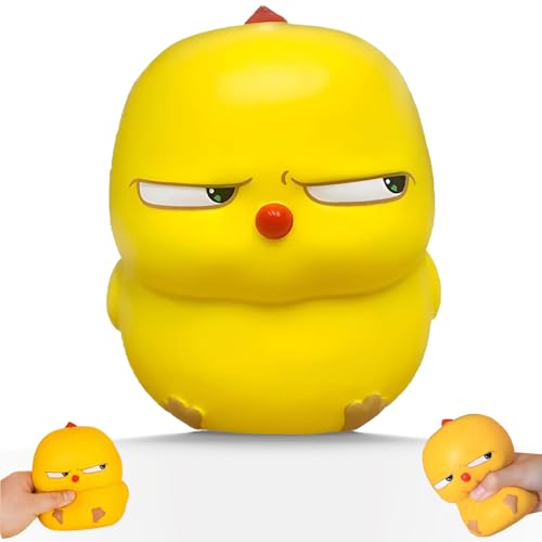 Stressball Erwachsene Kinder,ESYFOR Antistressball Kreative Küken Langsam Steigende Interessant Anti Stress Bälle Squeeze Spielzeug für Schule, Büro, Zuhause,13*11 cm von ESYFOR