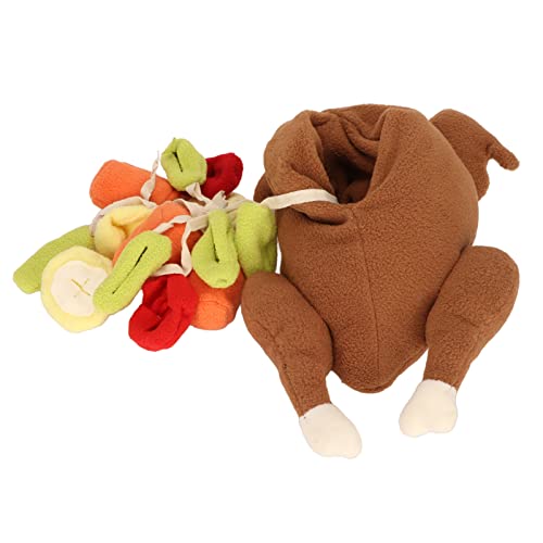 ETAINGYEUN Halloween Braten Truthahn Gemüse schnüffeln Spielzeug Haustiere Verstecken von Lebensmittel und Leckagen Konsum körperliches Training Spiel Plüschspielzeug ETAINGYEUN Halloween Braten Truthahn Gemüse schnüffeln Spielzeug Haustiere Verstecken von Lebensmittel und Leckagen Konsum körperliches Training Spiel Plüschspielzeug von ETAINGYEUN