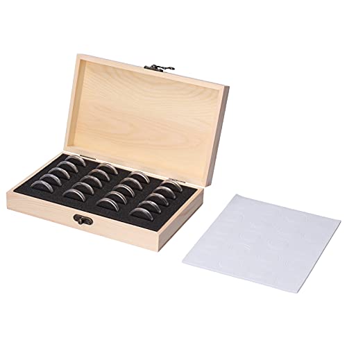 ETAINGYEUN Holzspezifikationskollektion Box Gravures Retro -Spezifikationsspeicher Container 20 Grid für Home Office von ETAINGYEUN