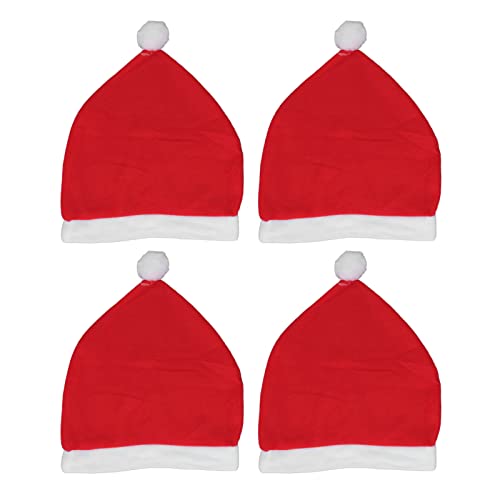 ETAINGYEUN Santa Hat Cap traditionelle rote weiße Farbe Weiche Stoff warme Dekoration 4pcs Weihnachtsfeiertag Weihnachten Autositz Kopfstütze Abdeckung ETAINGYEUN Santa Hat Cap traditionelle rote weiße Farbe Weiche Stoff warme Dekoration 4pcs Weihnachtsfeiertag Weihnachten Autositz Kopfstütze Abdeckung von ETAINGYEUN