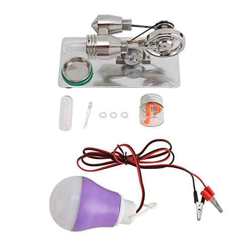 ETAINGYEUN Stirling Motormotor Typ Tief Noise Simple Manipulation Science Experiment Spielzeug zum Erlernen der Bildung von ETAINGYEUN