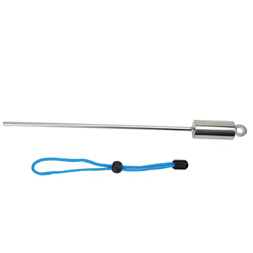 ETAINGYEUN Tookke 30 cm Diving Stick Zeigerstange Edelstahl Unterwasserschüttler -Geräuschhersteller Lanyard für Taucherforschungen (Blau) von ETAINGYEUN