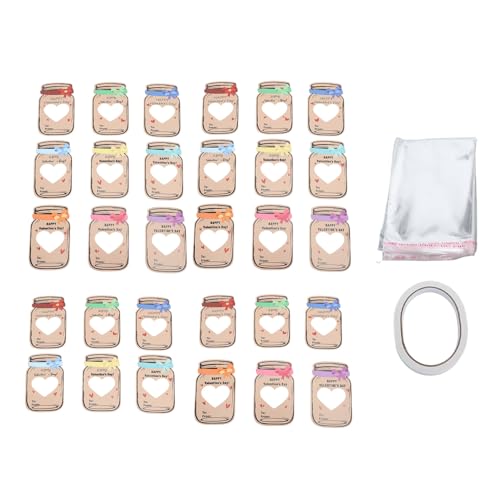 ETAINGYEUN Valentinstagskarten einige Leute Jar e einzigartige Kartendesign Klassenzimmer Party Gefälligkeiten (Stil b) von ETAINGYEUN