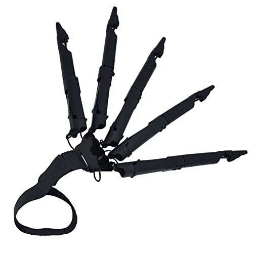 Halloween artikulierte Finger lebensechte Klauenhandschuhe für Spukhausdekorationen (Linke Hand) von ETAINGYEUN
