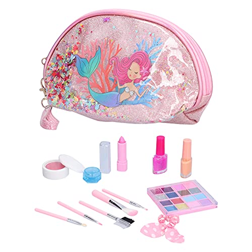 Kinder tun Make -up Cosmetic Kit Set Fun Beauty Tools Lippenstift Nagellack Lidschatten für Kinder Reisetasche Kinder tun Make -up Cosmetic Kit Set Fun Beauty Tools Lippenstift Nagellack Lidschatten für Kinder Reisetasche von ETAINGYEUN