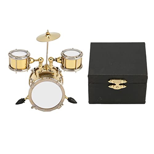 Miniatur -Drum Set Typ exquisit elegant Dekor für Musikliebhaber Kupfer von ETAINGYEUN